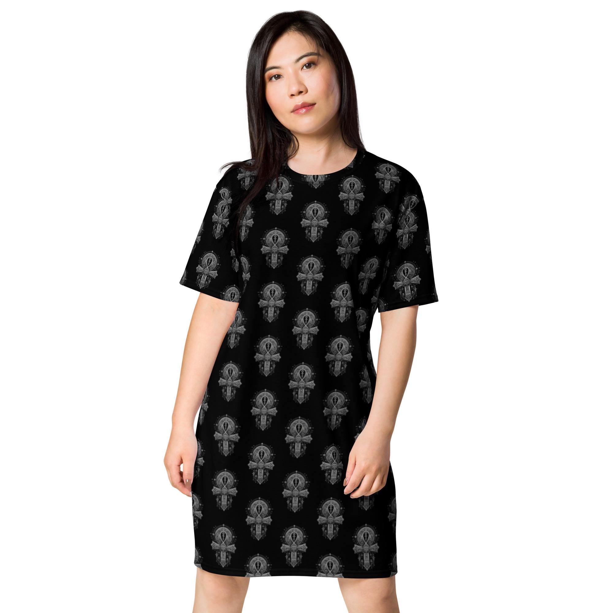egyptian black dress ANKH DRESS