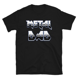 Metal Dad Heavy Metal Music Father&#39;s Day Gift Men’s Short Sleeve Shirt