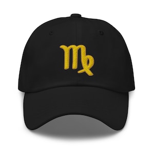 Zodiac Sign Virgo Embroidered Baseball Cap Astrology Horoscope Dad hat