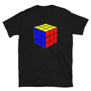T-shirt a maniche corte da gioco Magic Speed Puzzle Cube
