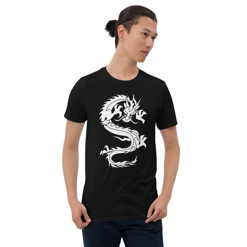Ancient Chinese Loong Dragon Short-sleeve T-shirt - Etsy