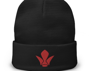 Tekkadan Iron Flower Brigade Embroidered Cuff Beanie Cosplay
