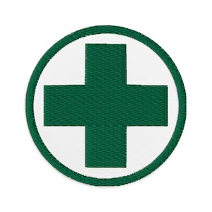 Symbole de marijuana médicale Patch brodé Cannabis Sativa Plant