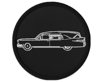 Carro funebre carro funebre ricamato Patch Casket Coach