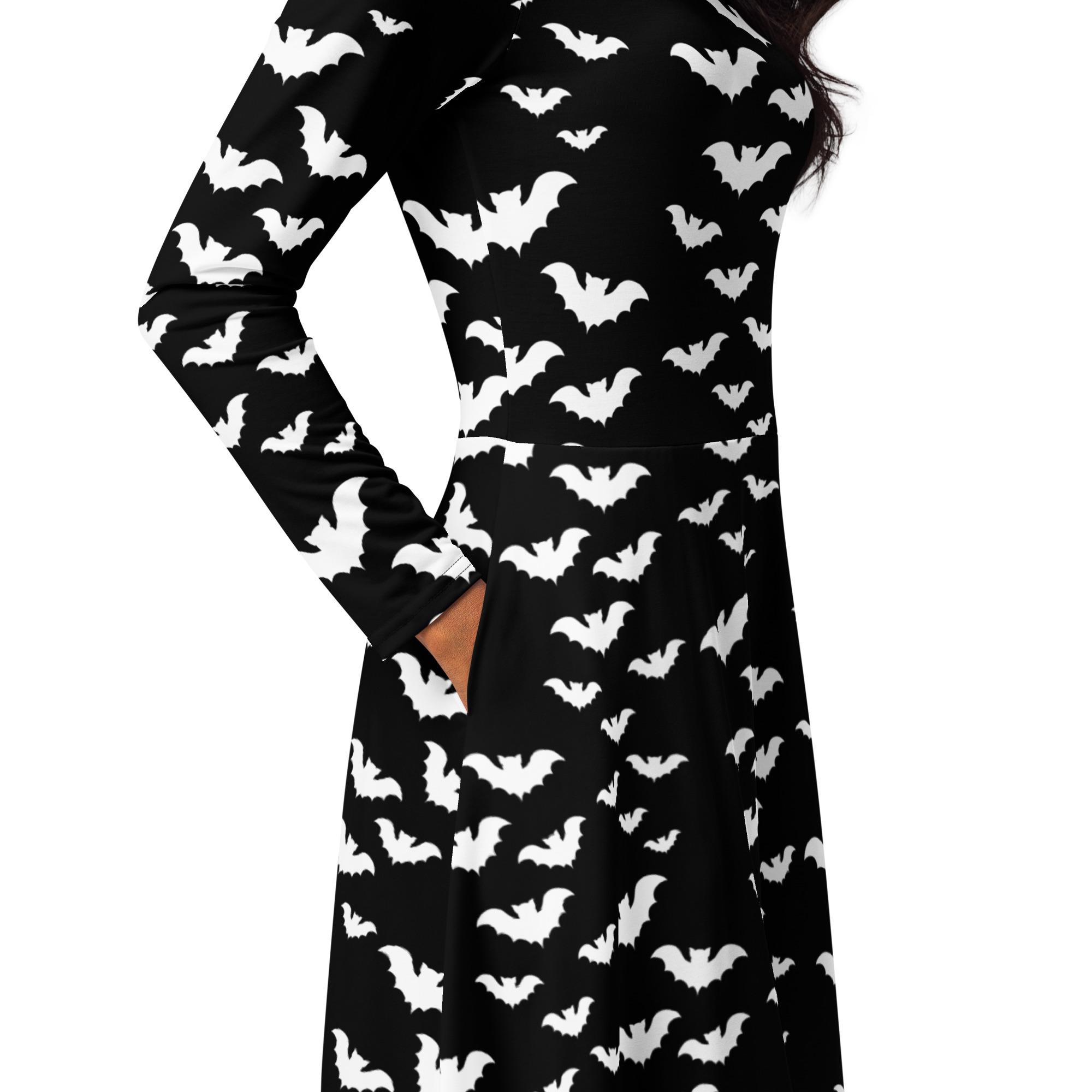 princess polly baby blue dress Long Black Bat Sleeve Dress