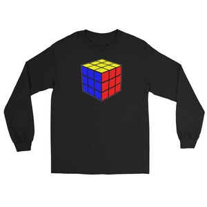 Magic Speed Puzzle Cube Gaming Long Sleeve Shirt