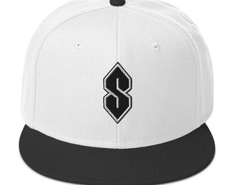Casquette snapback blanche Outline Cool S, Graffiti S, Middle School S