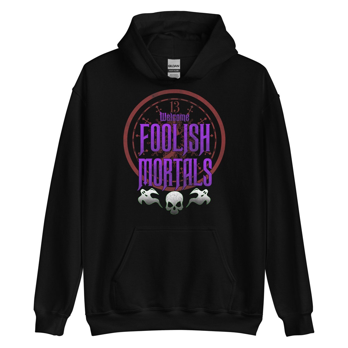 Welcome Foolish Mortals Haunted Mansion Unisex Hoodie - Etsy