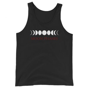 Mondphasen Waxing Abnehmen neu Vollmond Herren Tank Top