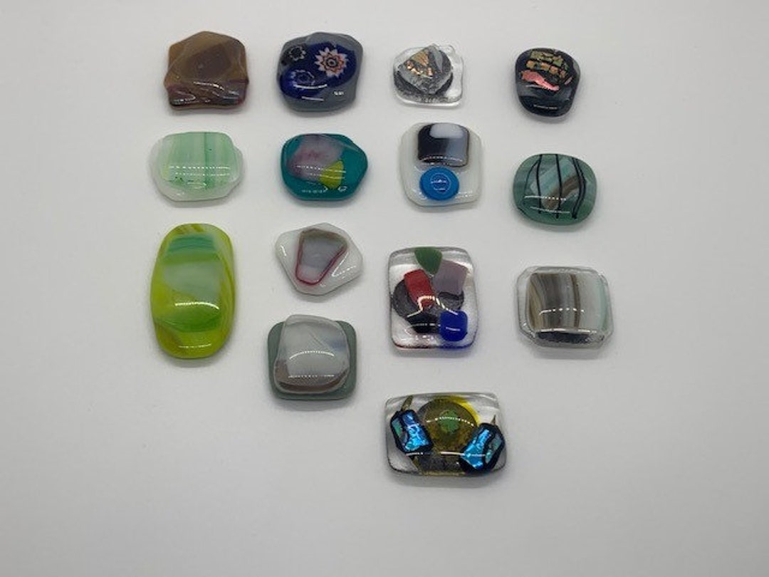 Fused Glass Five in Each Bag Etsy