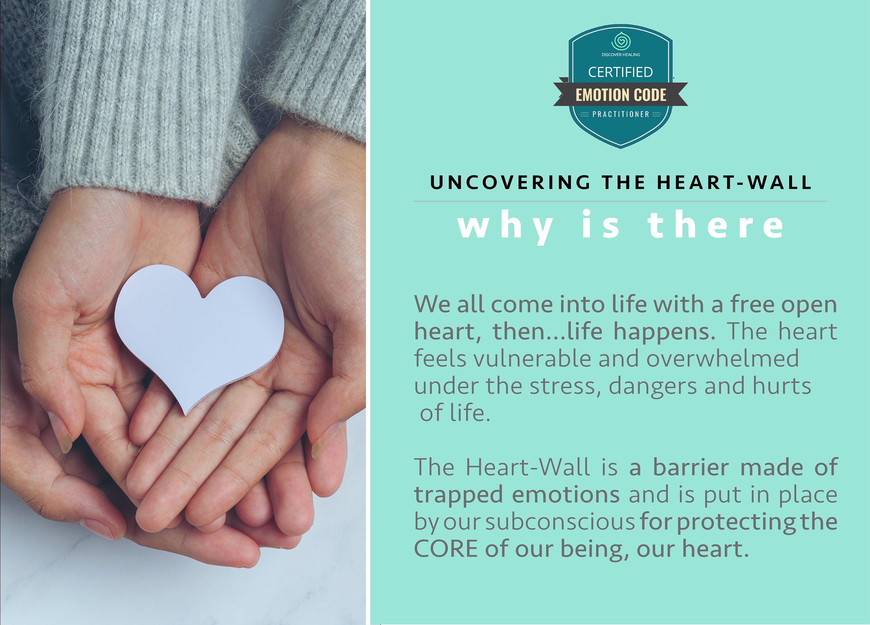 Heartwall Removal & Reiki Full Clearing With Emotion Code Session