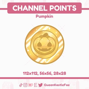 Twitch Channel Points | Pumpkin | Coin | Halloween