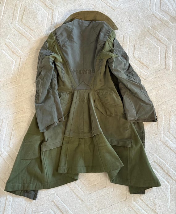 Junya Watanabe Comme des Garcons Patchwork Long K… - image 7