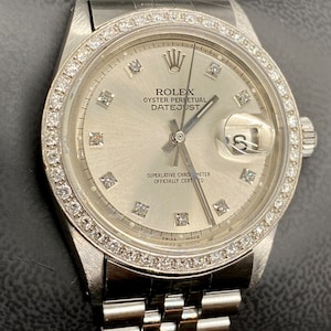 Rolex Datejust 1601 w Diamond Bezel LUMIN