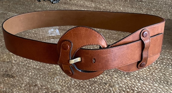 Runway Roberto Cavalli Brown Leather Statement Belt - Etsy display picture 2