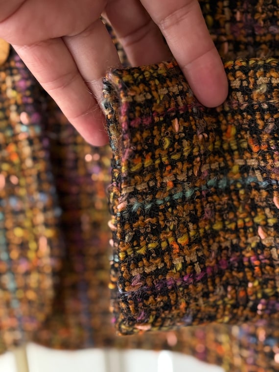 Yves Saint Laurent Encore Multi Color Brown Tweed… - image 6