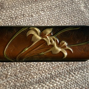 Roseville Pottery Zephyr Lily Window Box 1393-8&quot; Circa 1940&#39;s