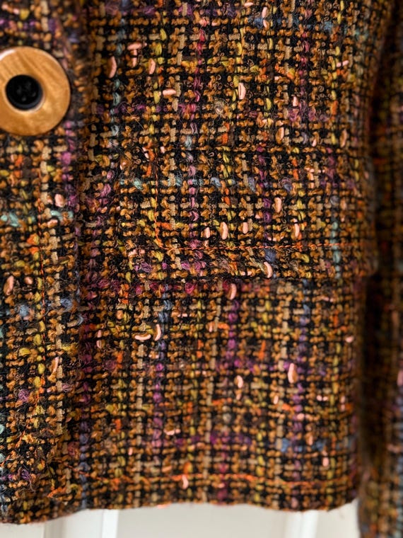 Yves Saint Laurent Encore Multi Color Brown Tweed… - image 5