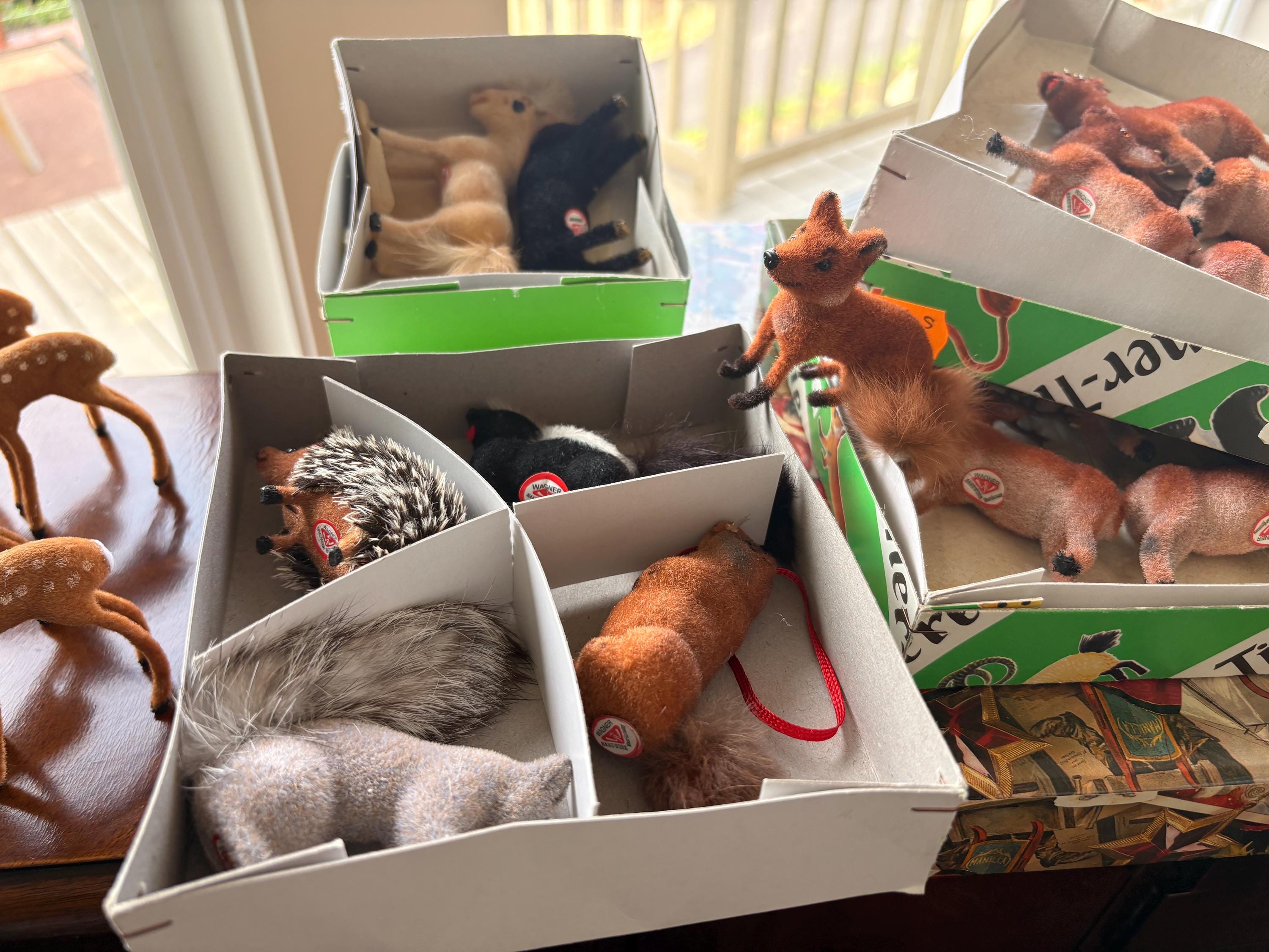 Wagner Kunstlerschutz Flocked Animal - Etsy