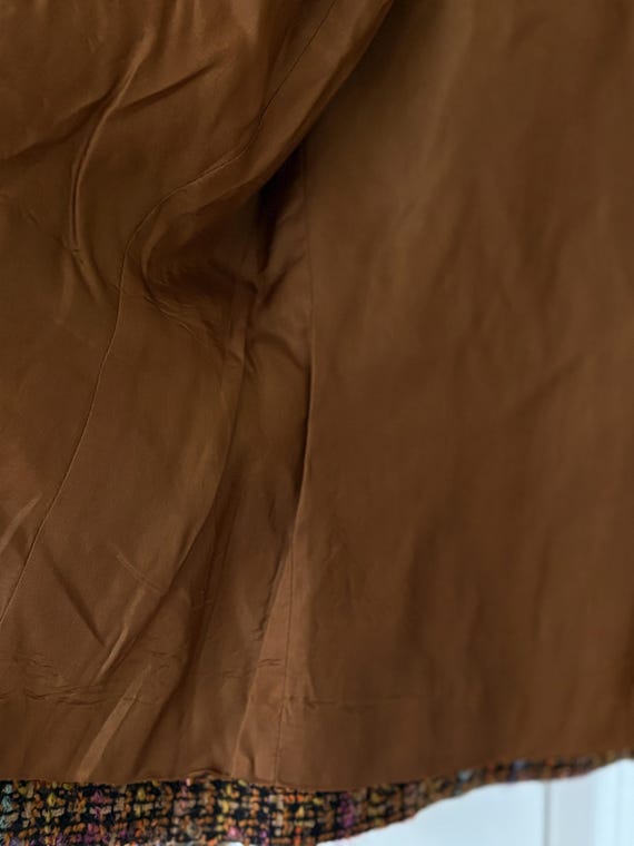 Yves Saint Laurent Encore Multi Color Brown Tweed… - image 9