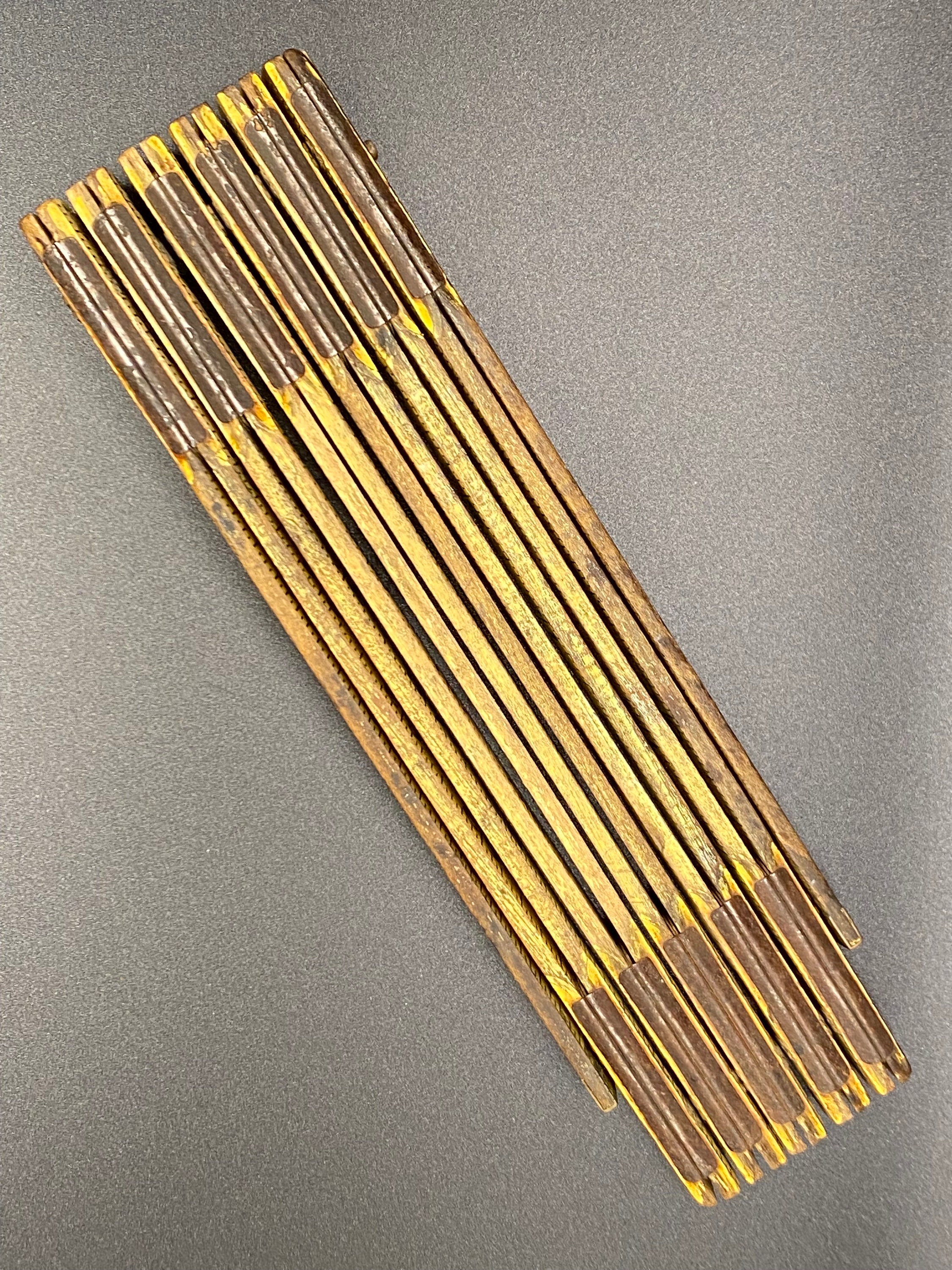 Vintage Tension Folding Ruler/yard Stick - Etsy