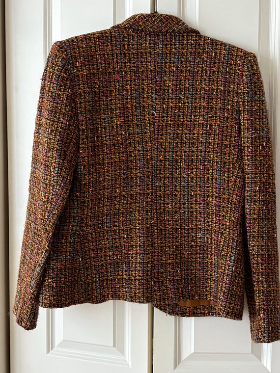 Yves Saint Laurent Encore Multi Color Brown Tweed… - image 7