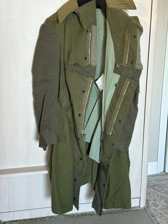 Junya Watanabe Comme des Garcons Patchwork Long K… - image 8