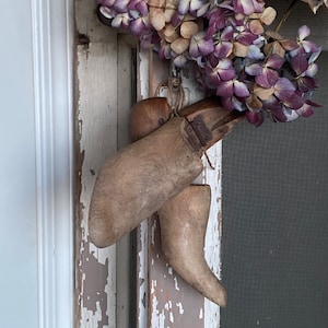 Antique French Wooden Shoe Form Mold French Farm