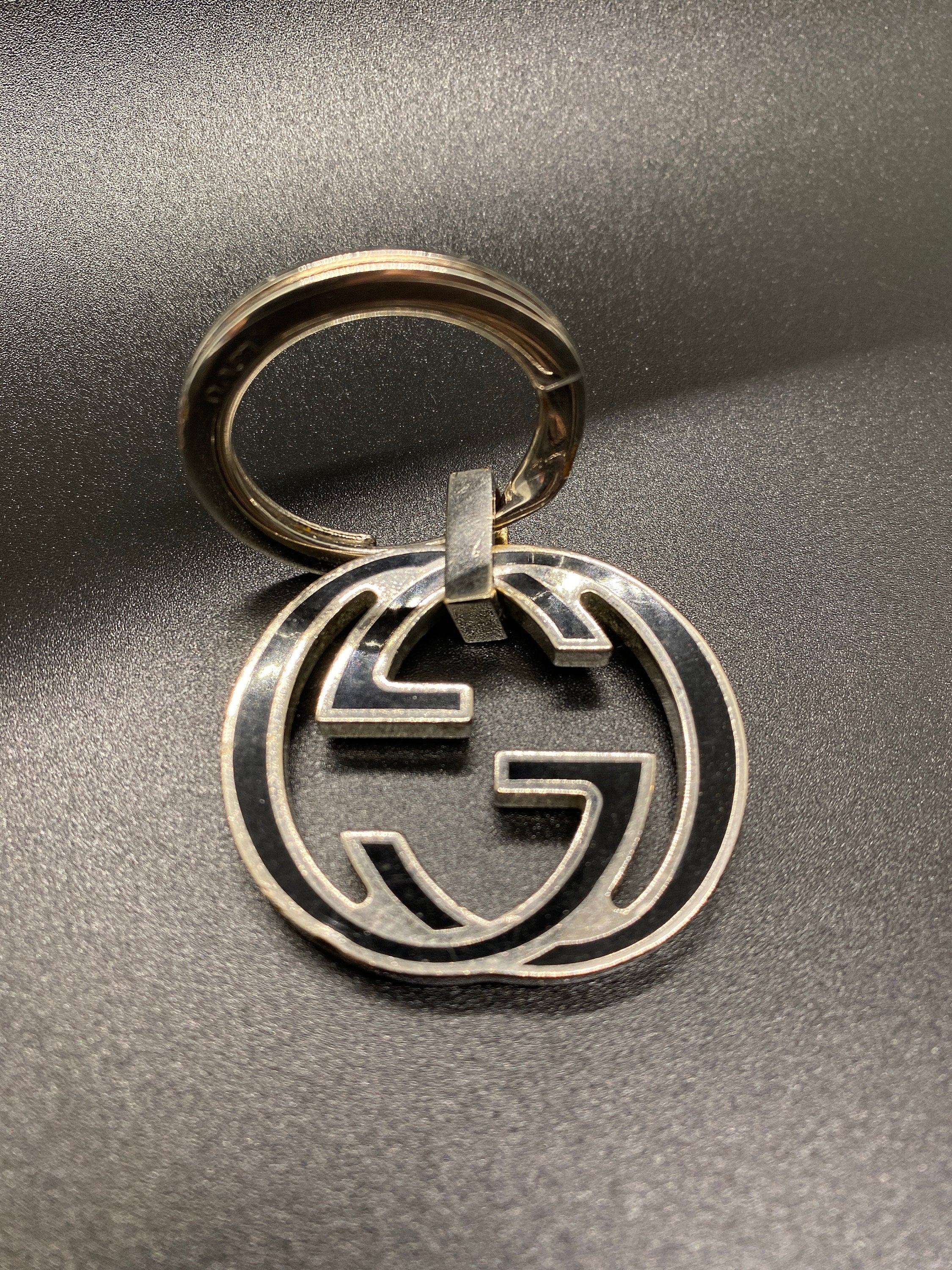 Vintage Gucci Interlocking G Key Ring - Etsy
