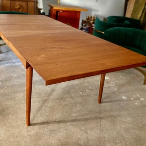 Danish MCM Finn Juhl for France & Son Dining Table w Extension