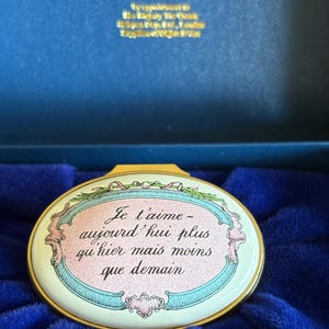 Halcyon Days Enamels Je T’aime