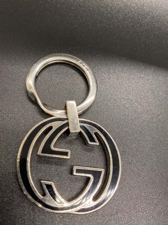 Vintage Gucci Interlocking G Key Ring - Etsy