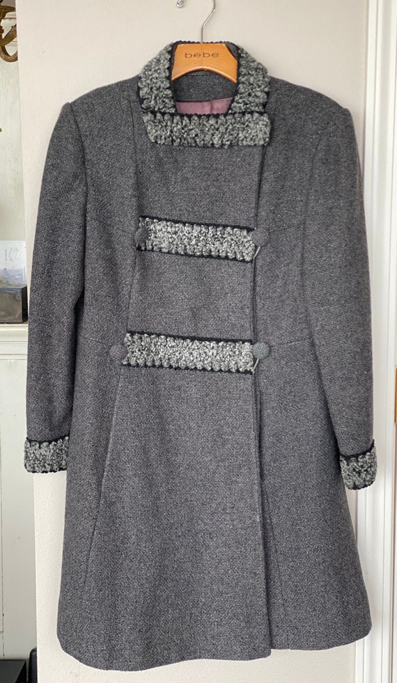 Vintage Pickfair Place Gray Pea Coat