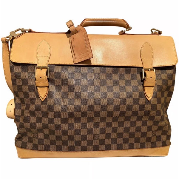 Vintage Louis Vuitton Clipper Anniversary Limited Edition Damier Boston Bag Centenaire Collector Satchel  Damier