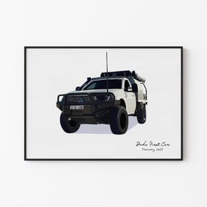Minimalist Car Watercolor Portrait, Custom Car Drawing from Picture, Gift for Car Lover, Car Art for Him, Father&#39;s Day Present