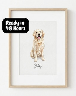 Watercolor Pet Portrait, Dog Portrait, Custom Tiny Painting, Pet Memorial Gift, Dog Painting, Personalised Dog Painting, Christmas Gift By CustomPortraitShopCo By CustomPortraitShopCo Shop owned by Mel 4 years on Etsy