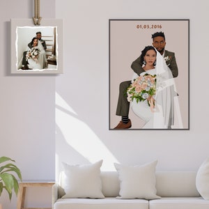 Cartoon Customized Portrait | Personalized Portraits | Gifts for Birthday, Anniversary, Baby & More | Custom Vector Art | Digital and Prints image 6
