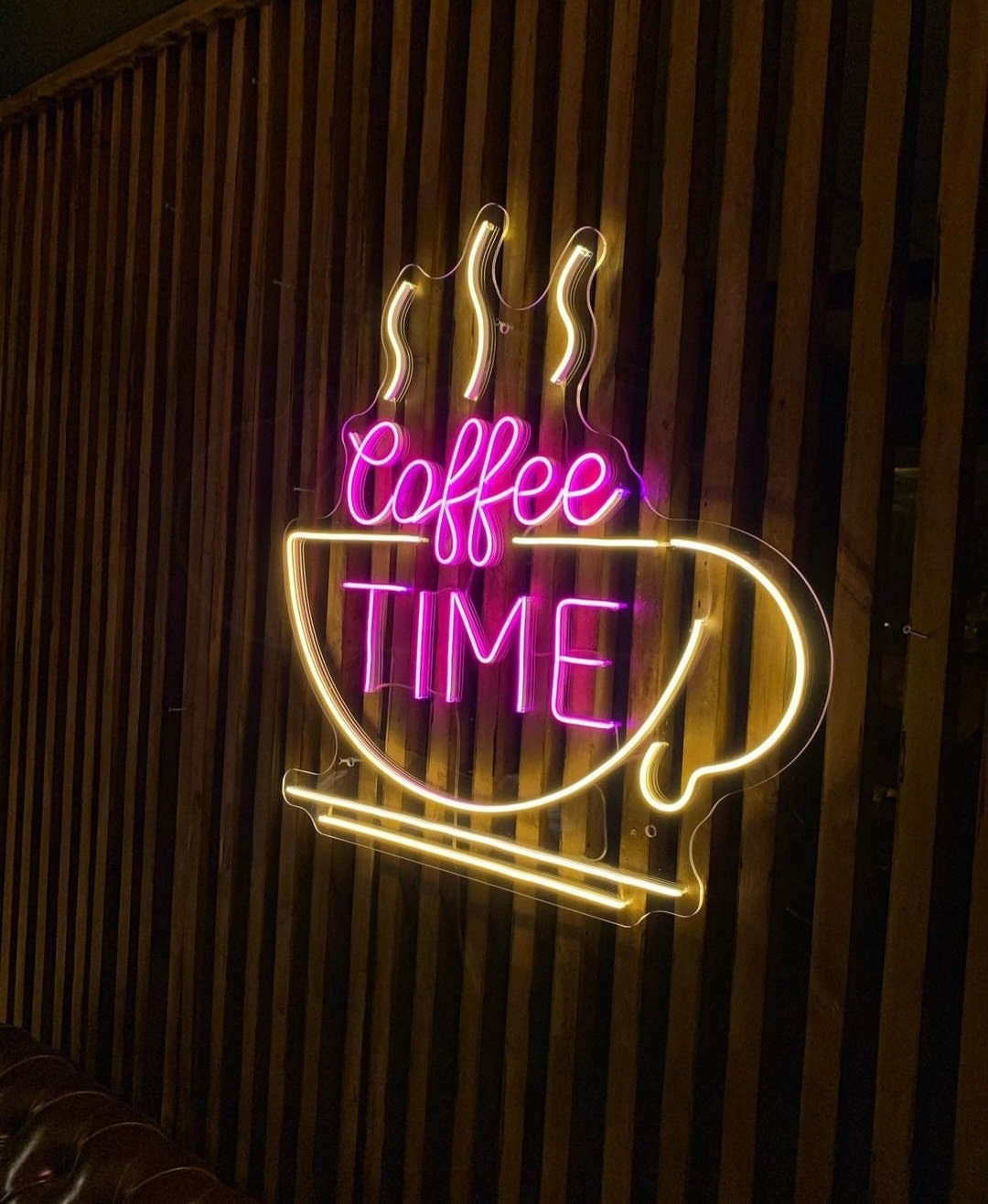 Coffee Time Neon Ledsign Cafeteria Restaurant Decoration - Etsy