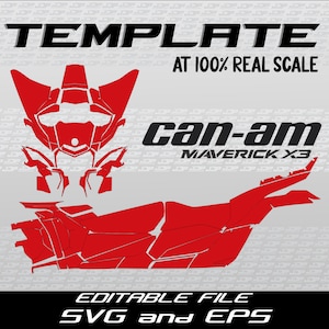 Can Am Maverick Template and Free Design - Etsy