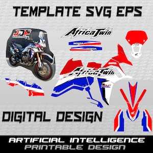 Modello SVG Honda Africa Twin e DESIGN GRATUITO