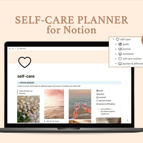 NOTION DIGITAL PLANNER Template for Goals Daily Tasks Etsy Canada