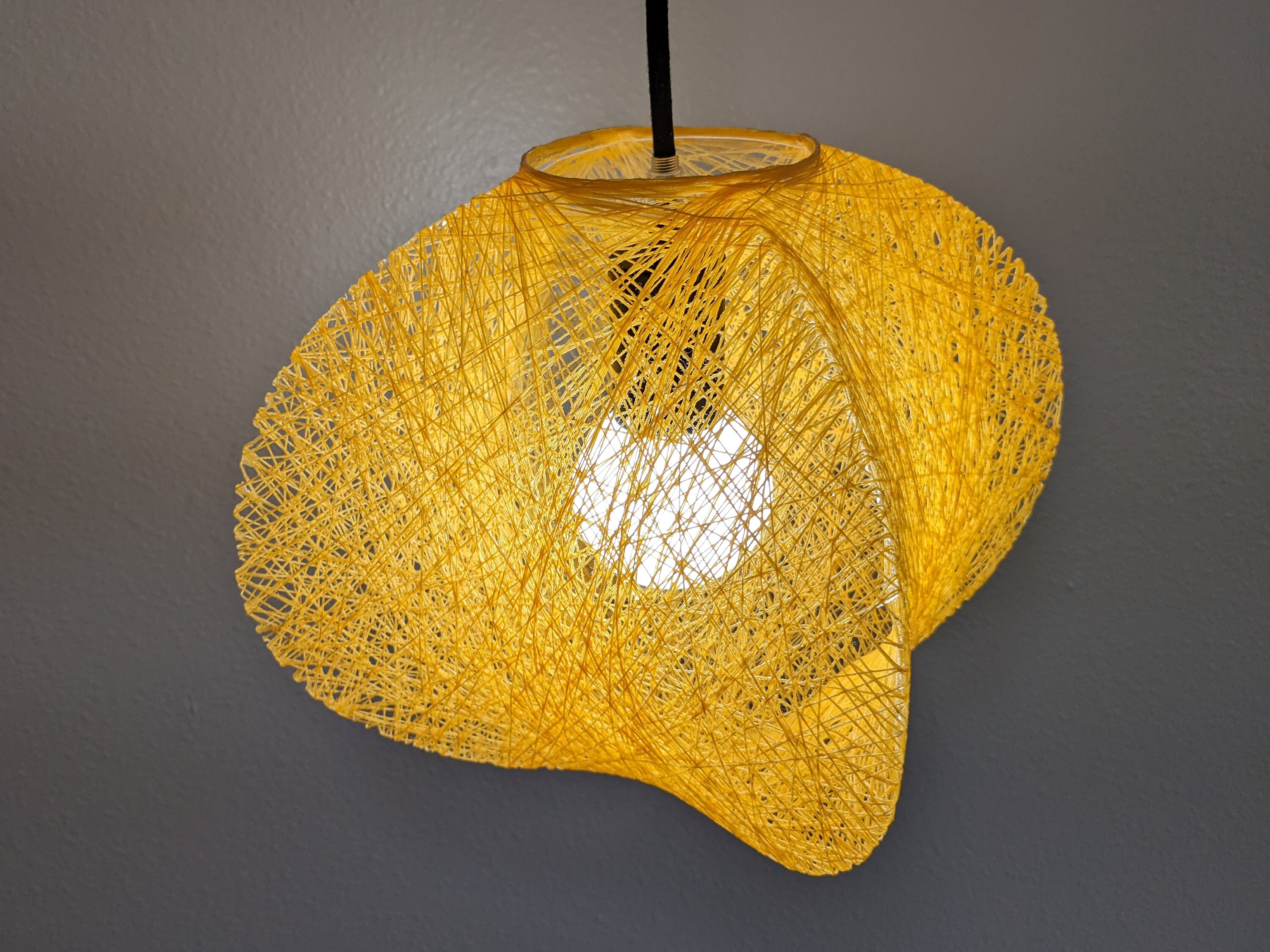 ALINA (13") - Sculptural String Pendant Lamp for Ceiling / Plug in ...
