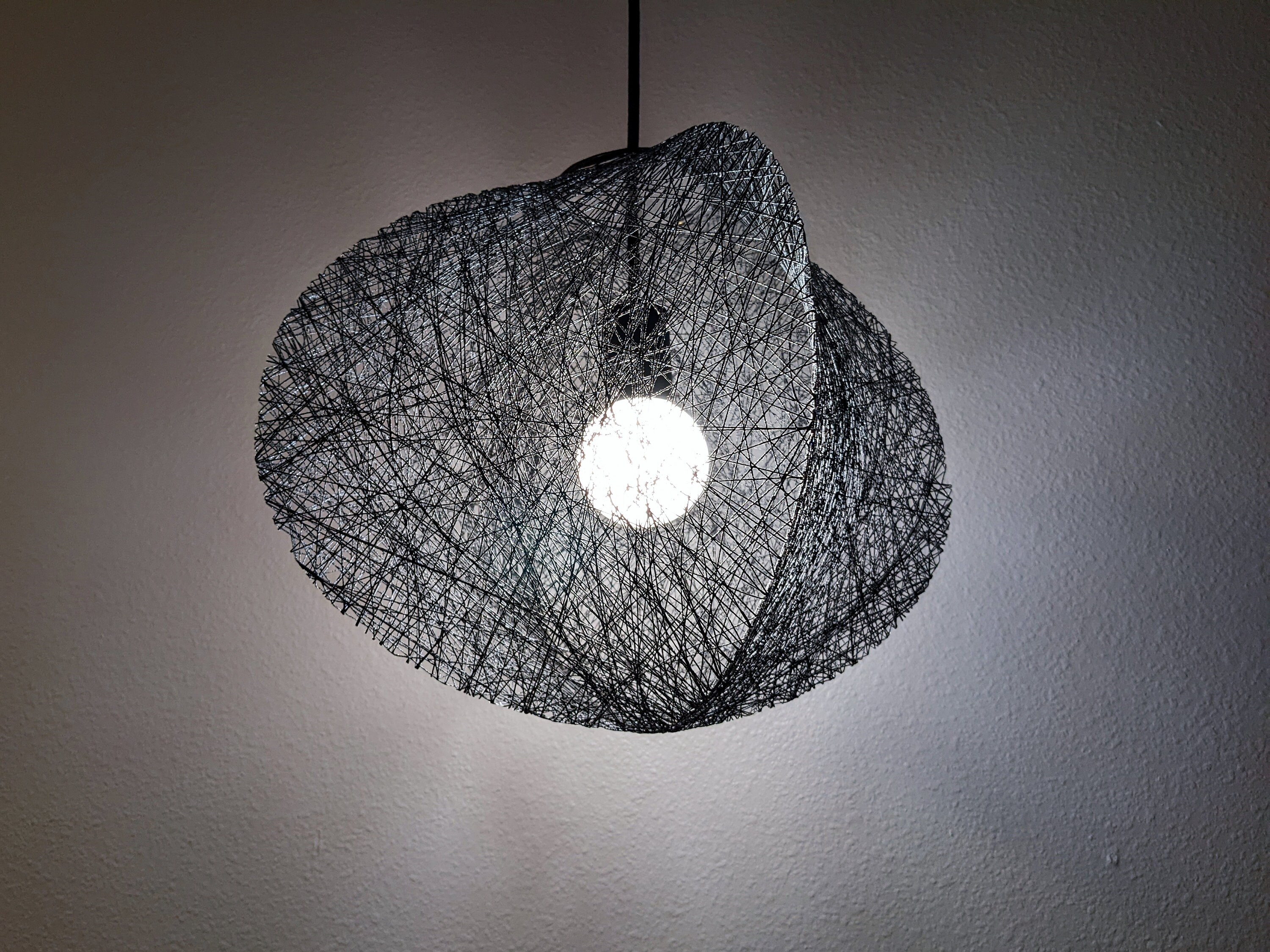 ALINA (13") - Sculptural String Pendant Lamp for Ceiling / Plug in ...