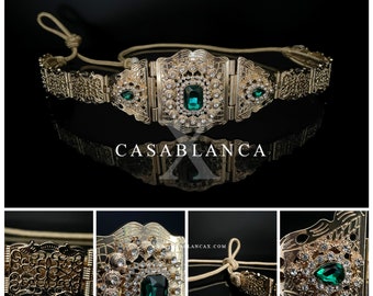 Caftan Belt Takshita Gold Green Mdamma Skali - Ijana