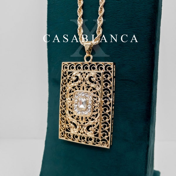 Collier Or Marocain Traditionnel - Takshita, Caftan, Bijoux - Magala