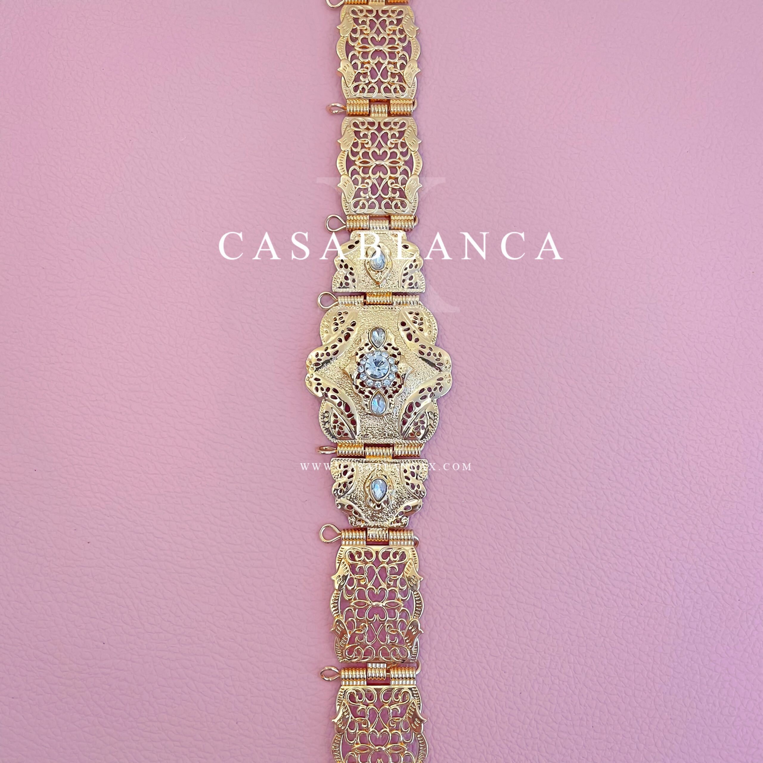 Pink and Gold tone Algerian Kaftan Belt Moroccan Kaftan Belts and Pink - Etsy main image 3