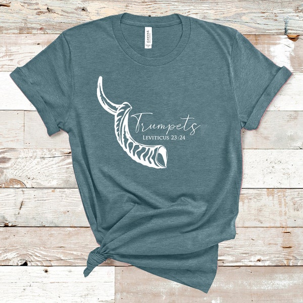 Feast of Trumpets: Feast Day Shirt, Fall Feast Shirt, Torah T-Shirt, Shabbat Shirt, Christian Apparel