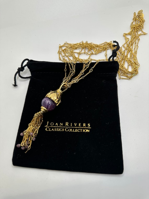Joan rivers deals tassel necklace