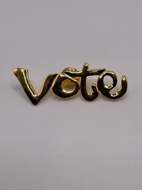 VTG VOTE tac pin new old stock - image 1