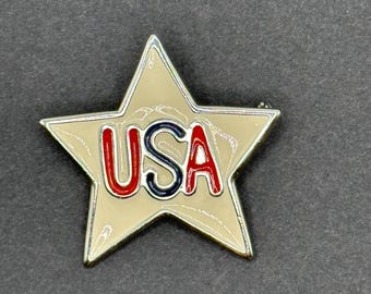 Insigne Jeux Olympiques Lake Placid 1980 - Épingle Vintage USA - Collection JO